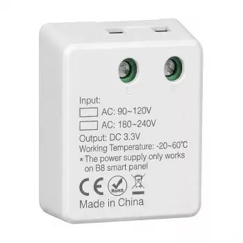 SYNERGY21 Smart Panel B8 LED nuotolinio valdymo pultas su maitinimo šaltiniu, skirtas MiLight / MiBoxer (PER1)