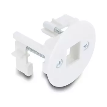 Delock Keystone modulio laikiklis montavimui ant sienos / stalo, baltas