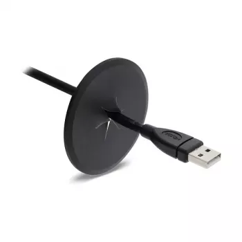 Delock Silicone Cable Grommet Round Ø 65 mm for Wall Mount / Desk Mount White / Black