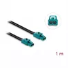 Delock Cable Mini FAKRA Z Female Dual to FAKRA Z Female Dual 1 m