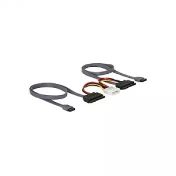 DELOCK SATA All-in-One Cable for 2x HDD