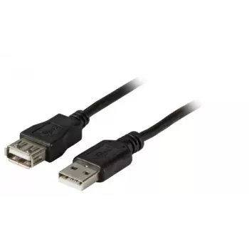 EFB Electronics USB ilginimo laidas - USB 2.0 A tipo kištukas į lizdą - 0,5 m - juodas