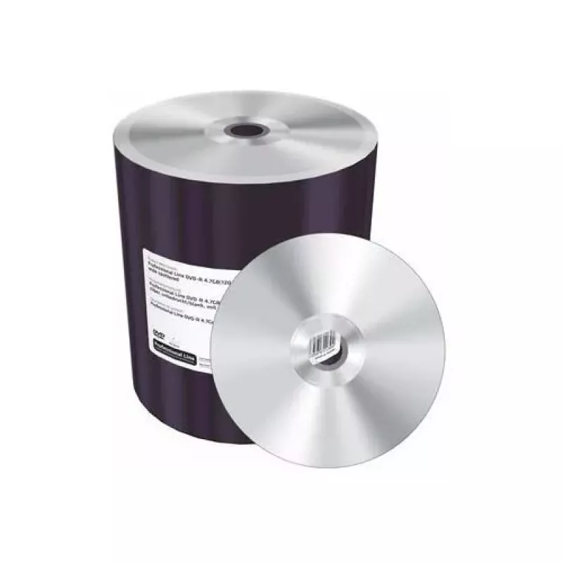 MediaRange MRPL608-C DVD-R 4,7 GB 16x rašalinio spausdintuvo spausdinami balti 100 diskų velenas