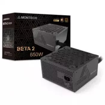 Montech BETA 2 80 PLUS Bronze 650 W maitinimo blokas, ATX 3.1, juodas