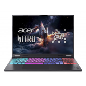 Acer Nitro 16S AI AN16S-61-R3GK žaidimų nešiojamas kompiuteris, 16 colių WQXGA IPS 180Hz, AMD Ryzen AI 7 350, 16GB DDR5, 1TB SSD, GeForce RTX 5070 8GB, Be operacinės sistemos