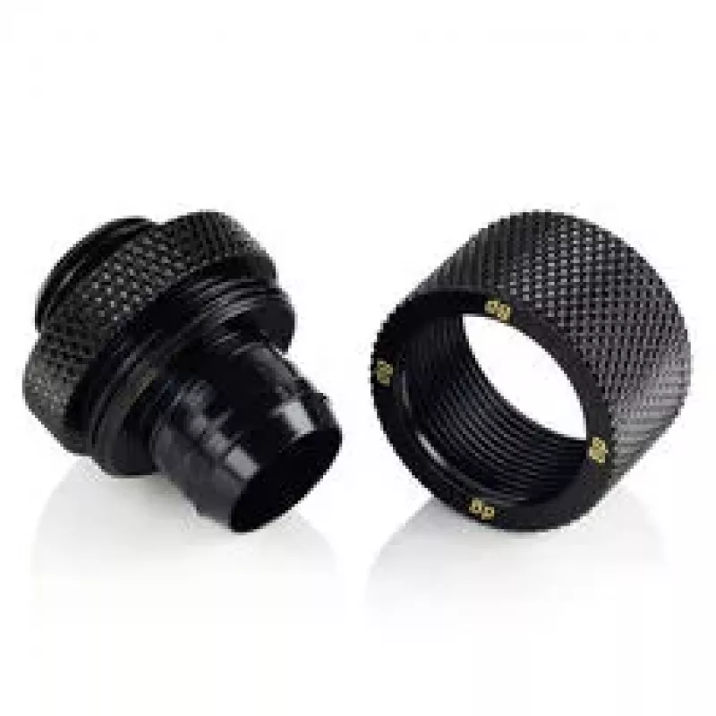 Bitspower G1/4 Compression-Fitting CC4 Ultimate skirta 16/10mm vamzdeliams – matinė juoda