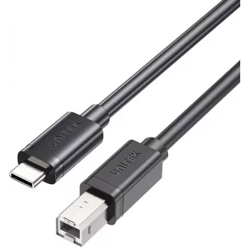 UNITEK USB-C į USB-B 2.0 spausdintuvo laidas 5 m juodas