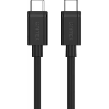 UNITEK USB-C to USB-C laidas 3 m – juodas – USB 3.2 Gen 2 10Gbps 100W PD