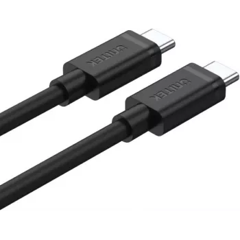 UNITEK USB-C to USB-C laidas 3 m – juodas – USB 3.2 Gen 2 10Gbps 100W PD