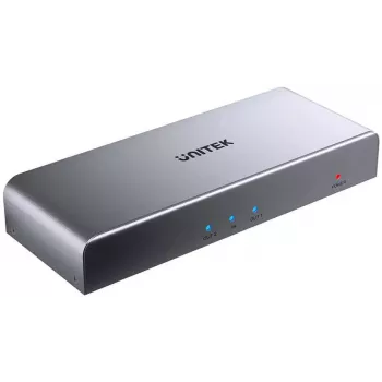 UNITEK HDMI skirstytuvas 1 įėjimas 2 išėjimai 4K 60Hz