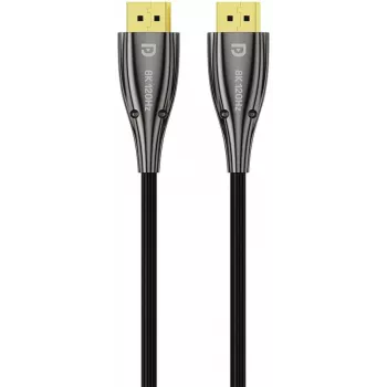UNITEK 30m aktyvus optinis DisplayPort 2.1 laidas 8K 60Hz juodas