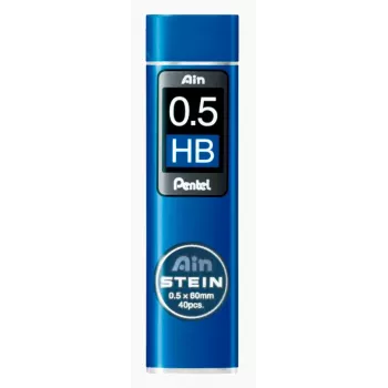 Pentel C275-HBO mechaninio pieštuko šerdžių papildymas – 0,5 mm – mėlyna – 40 vnt. – dozavimo tūbelė