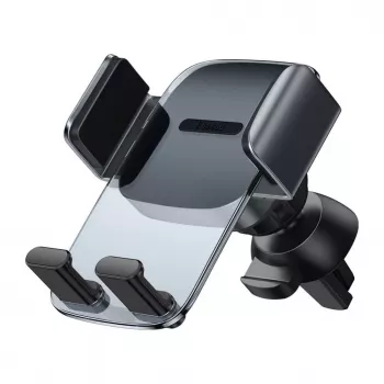 Baseus Easy Control Clamp automobilinis laikiklis su grotelėmis (juodas)