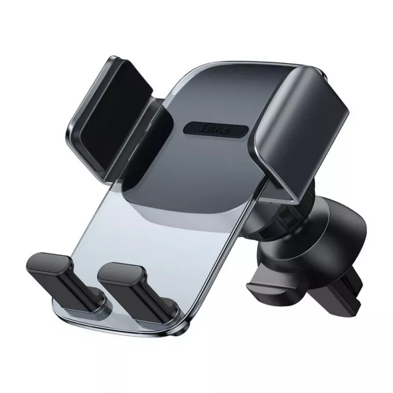 Baseus Easy Control Clamp automobilinis laikiklis su grotelėmis (juodas)