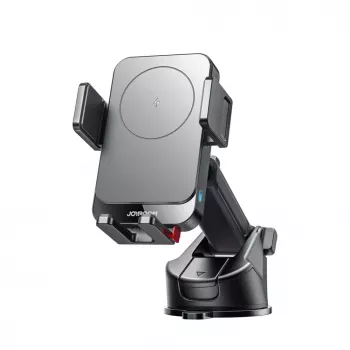 Joyroom JR-ZS241S Automobilinis laikiklis su belaidžiu įkrovikliu prietaisų skydeliui - Juoda