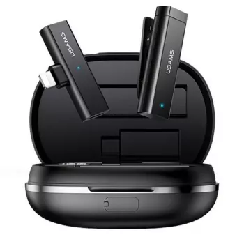 USAMS belaidis lavalier mikrofonas ENC 2.4G Lightning ZB244MKF01