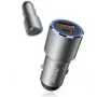 Dudao R4PQ Automobilinis kroviklis 22,5W 1xUSB-C + 1xUSB-A Pilka