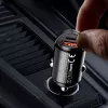 Dudao R3MAX 48W QC PD Mini Car Charger - Juoda