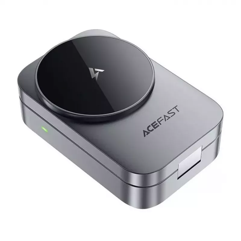 ACEFAST E22 3-in-1 belaidė įkrovimo stotelė su MagSafe suderinamumu – pilka