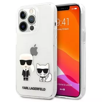 Karl Lagerfeld iPhone 13 Pro Choupette Dėklas Skaidrus
