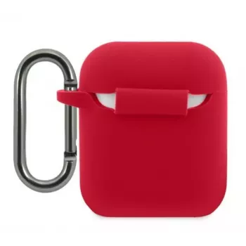 Lacoste Apple AirPods 1/2 Liquid Silicone Glossy Printing Logo Case Red