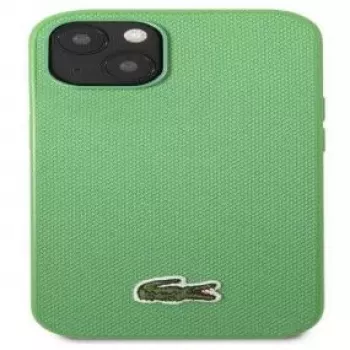 Lacoste Apple iPhone 14 Iconic Petit Pique Logo Green Back Cover