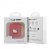 Hello Kitty Apple AirPods 1/2 silikoninis dangtelis 3D Kitty galvos dizainas, raudonas