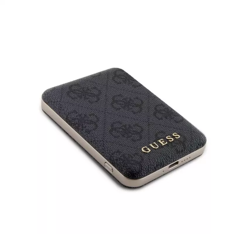 Guess Power Bank MagSafe 5000mAh 4G PU Black