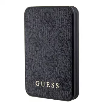 Guess Power Bank MagSafe 5000mAh 4G PU Black