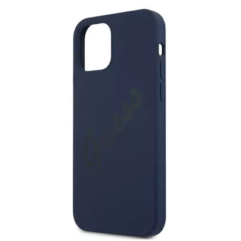 Guess Apple iPhone 12 Mini 5.4'' Vintage Cover Blue