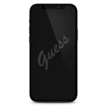 Guess Grūdinto stiklo apsauginė plėvelė GUSPP12LSLTR, skirta Apple iPhone 12 Pro Max 6,7 colių, Vintage Magic Logo