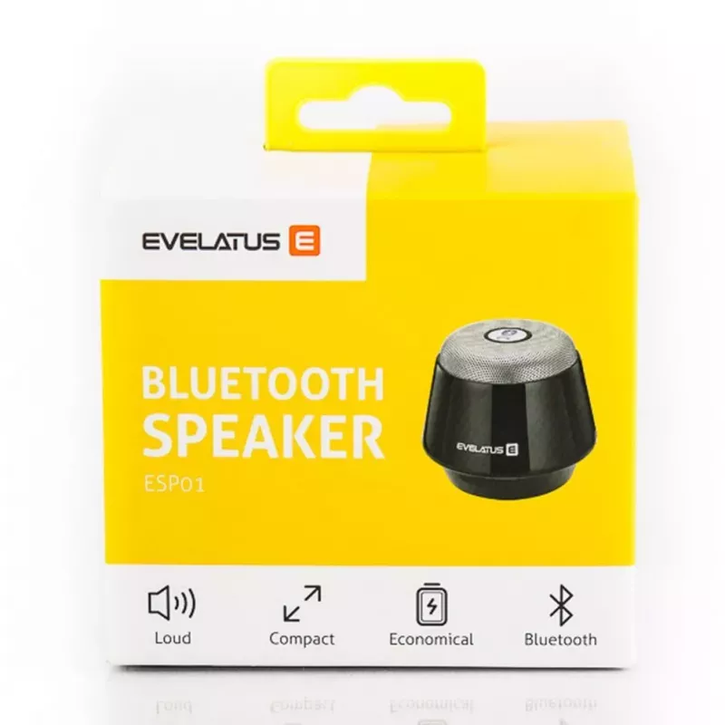 Evelatus Bluetooth Speaker ESP01 Juoda