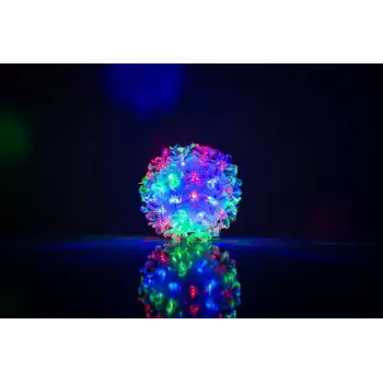 LED gėlių rutulys RS-208 50LED 11cm įvairiaspalvis
