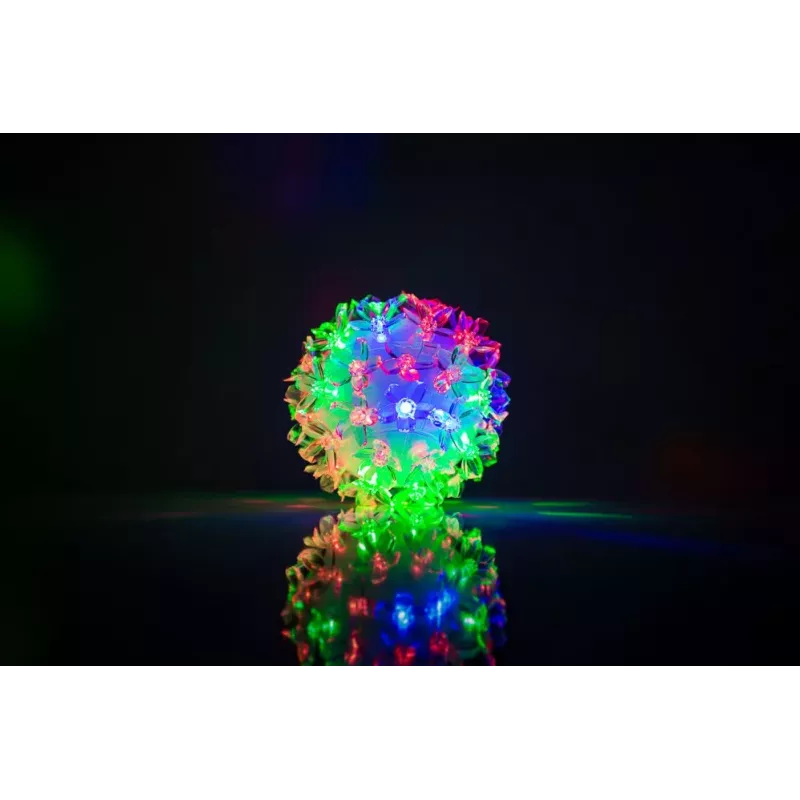 LED gėlių rutulys RS-208 50LED 11cm įvairiaspalvis