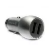 Evelatus Universal Car Charger ECC01 2USB Port 3.1A su nerūdijančio plieno avariniu įrankiu sidabrinis