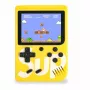 GameBox R1 8-bit Portable Retro Game Console with 400 Games 3 inch LCD with TV RCA Cable Geltona
