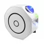 Elight OC1 Octagon Laser Galaxy Star Projector su garsu, Bluetooth programėlės valdymu ir nuotolinio valdymo pulteliu, baltas