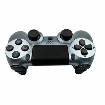 „GameBox P4“ belaidis vibracijos „Bluetooth“ valdiklis, skirtas „PlayStation 4“ / asmeniniam kompiuteriui / televizoriui / TV dėžutei, mėlynos perlų spalvos