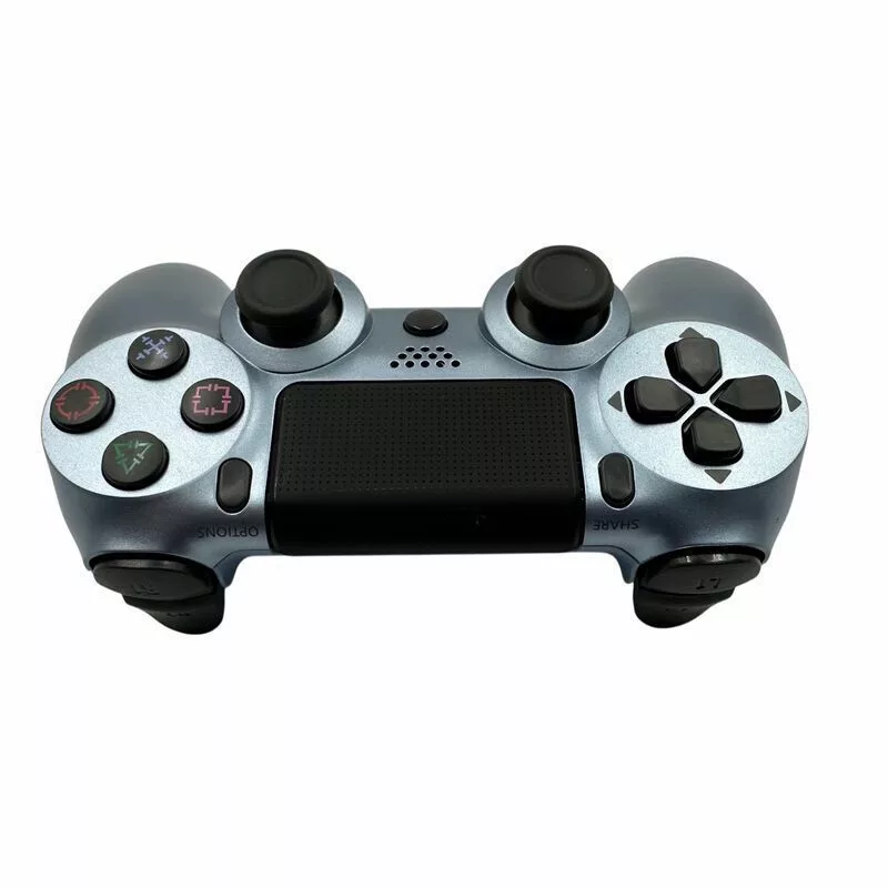 „GameBox P4“ belaidis vibracijos „Bluetooth“ valdiklis, skirtas „PlayStation 4“ / asmeniniam kompiuteriui / televizoriui / TV dėžutei, mėlynos perlų spalvos