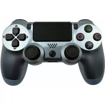 „GameBox P4“ belaidis vibracijos „Bluetooth“ valdiklis, skirtas „PlayStation 4“ / asmeniniam kompiuteriui / televizoriui / TV dėžutei, mėlynos perlų spalvos