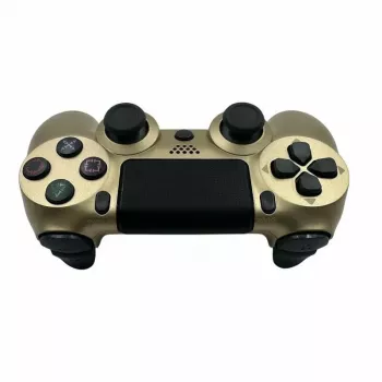 „GameBox P4“ belaidis vibracinis „Bluetooth“ valdiklis, skirtas „PlayStation 4“ / asmeniniam kompiuteriui / televizoriui / TV dėžutei, auksinis