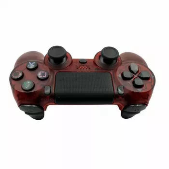 „GameBox P4“ belaidis vibracijos Bluetooth valdiklis, skirtas PlayStation 4 / PC / TV / TV Box, permatomas
