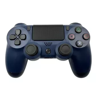 „GameBox P4“ belaidis vibracinis Bluetooth valdiklis, skirtas „PlayStation 4“ / PC / TV / TV dėžutei – kamufliažinė mėlyna