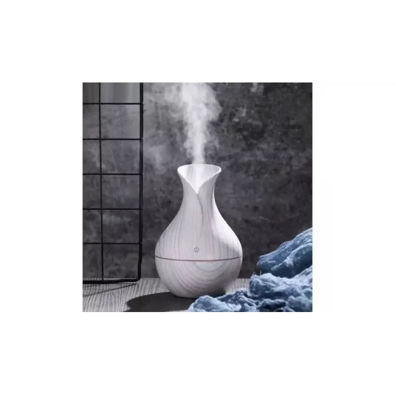 IVY D2 3-in-1 Aroma Diffuser - Humidifier - 1,5W Night Atmosphere USB Lamp 11cm / 300ml Stone Wood