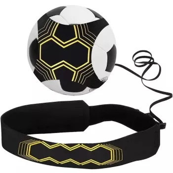 Kiddyz Football Solo Trainer Kick Belt vaikams ir suaugusiems, kamuolių dydžiai 5–11