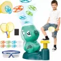 Kiddyz KT1 Dino Flying Disc Catapult Launcher Toy su 2 raketomis