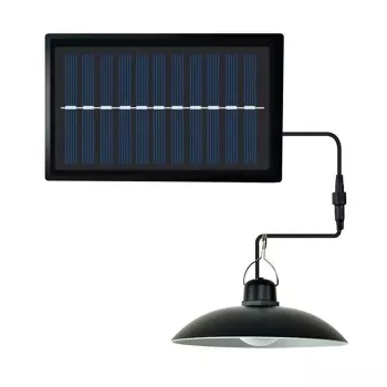 Elight Garden Decor Solar IP65 LED Solo Hanging Lamp (14.8x6.4cm) su tamsos jutikliu ir nuotolinio valdymo pulteliu