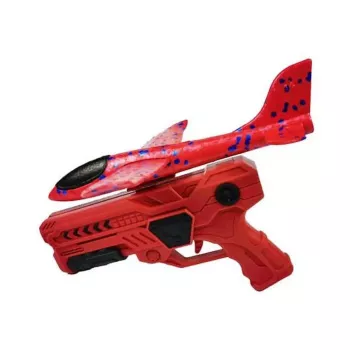 Kiddyz Styrofoam Airplane Gun Launcher su sklandytuvu – patvarus ir lengvas žaislas