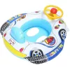 IVY Inflatable Baby Float Seat 62×44×25cm Car Design with Steering Wheel Toddler Water Buoy Multicolor
