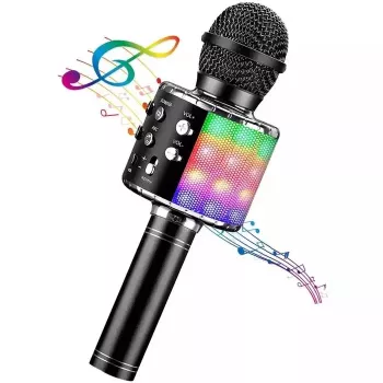 iWear M85 Karokės mikrofonas su garsiakalbiu, Bluetooth, įrašymu, Micro SD, USB